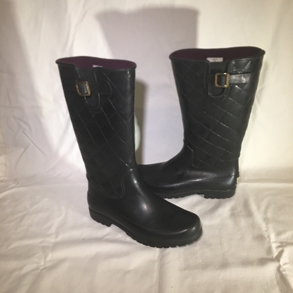 SPERRY tall rubber boots size 10